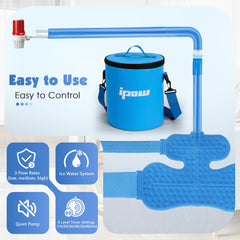 IPOW compact portable design with handle for easy transport.