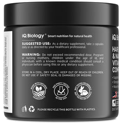 IQ BIOLOGY astragalus antioxidant support capsule close-up for immune support