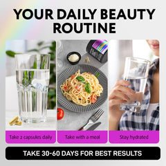 IQ BIOLOGY skin radiance capsules show a healthier complexion