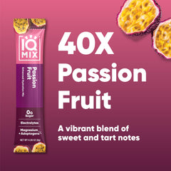 IQMIX single-serve stick dissolving in water for on-the-go hydration