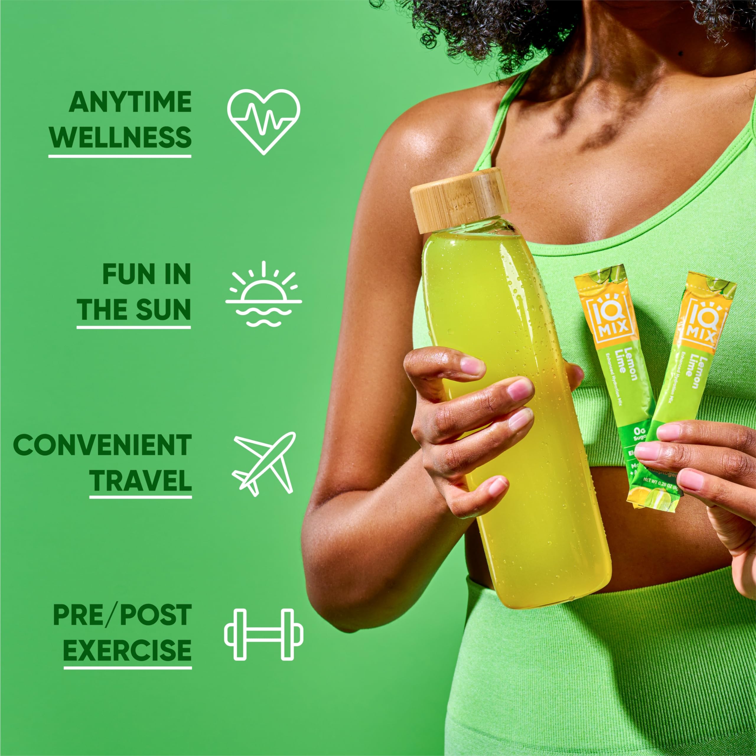 IQMIX flavors Lemon Lime and others offer crave-worthy hydration options.