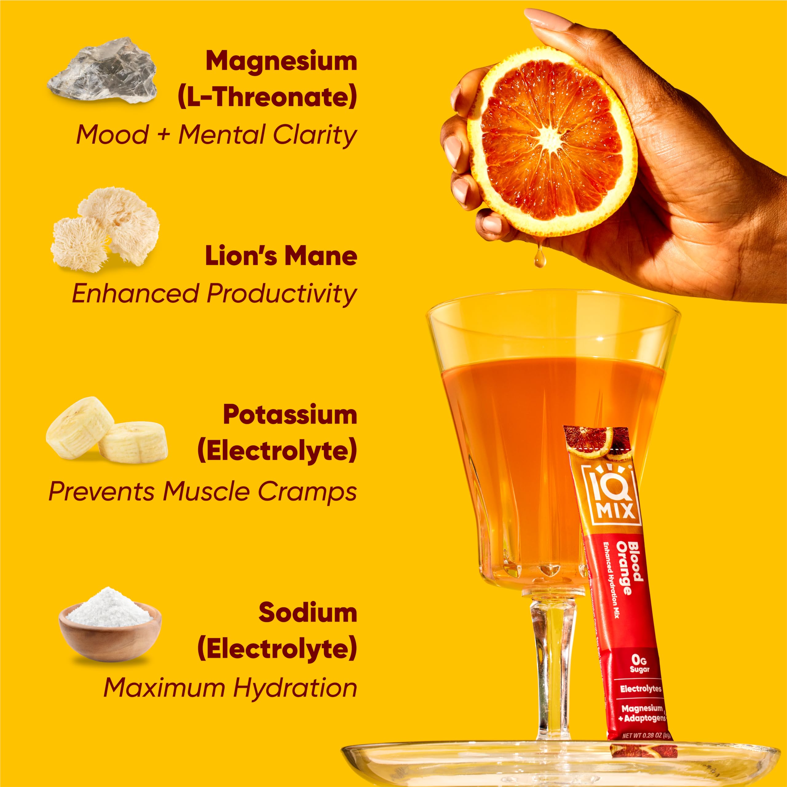 IQMIX Magtein Magnesium L-Threonate highlight, supports clarity and mood.