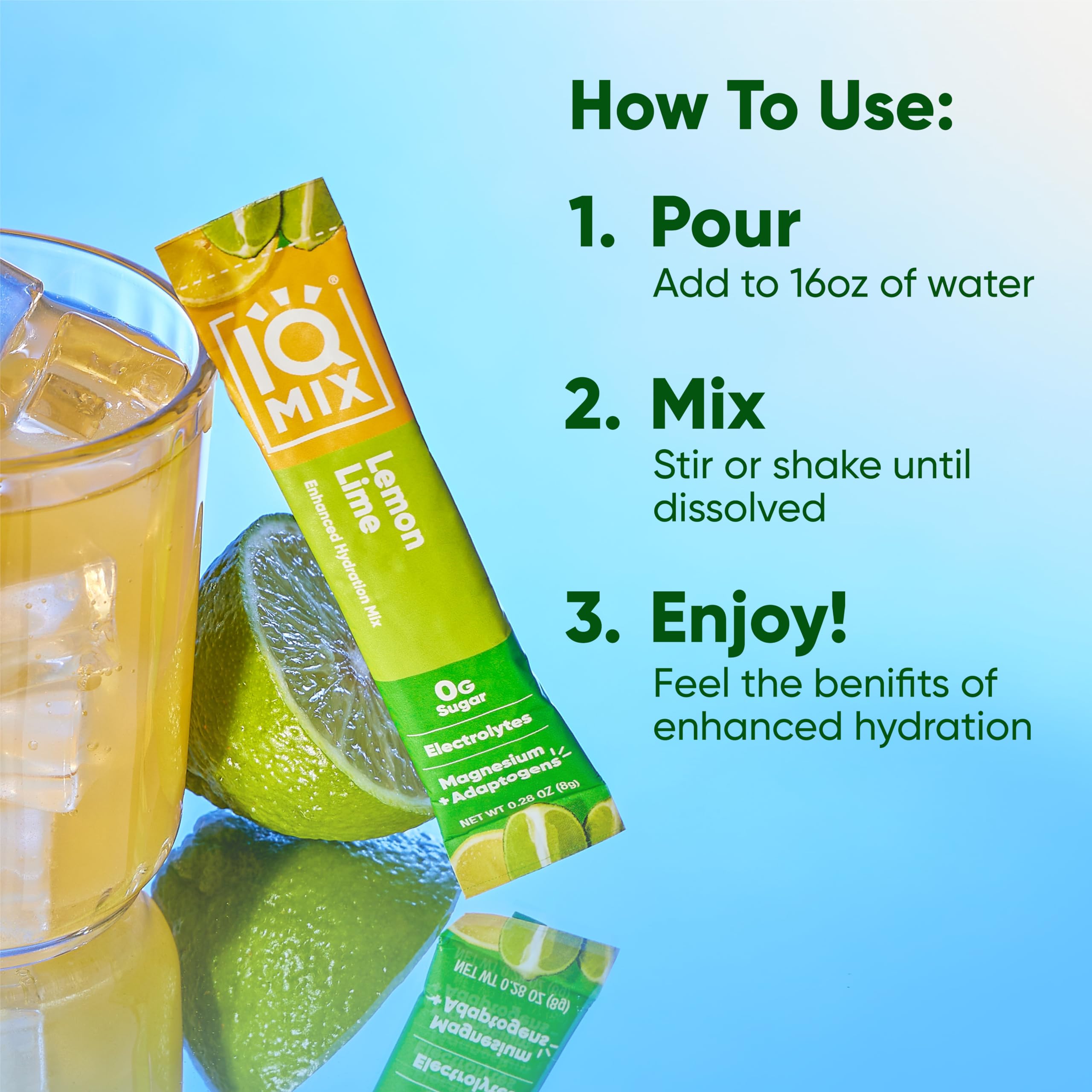 IQMIX variety pack displays multiple flavors for daily experimentation.