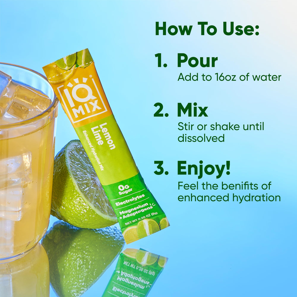 IQMIX variety pack displays multiple flavors for daily experimentation.