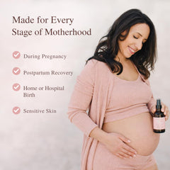 Irene Organics gift set box designed for expectant and new moms
