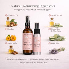 Irene Organics postpartum spray bottle for cooling relief after birth