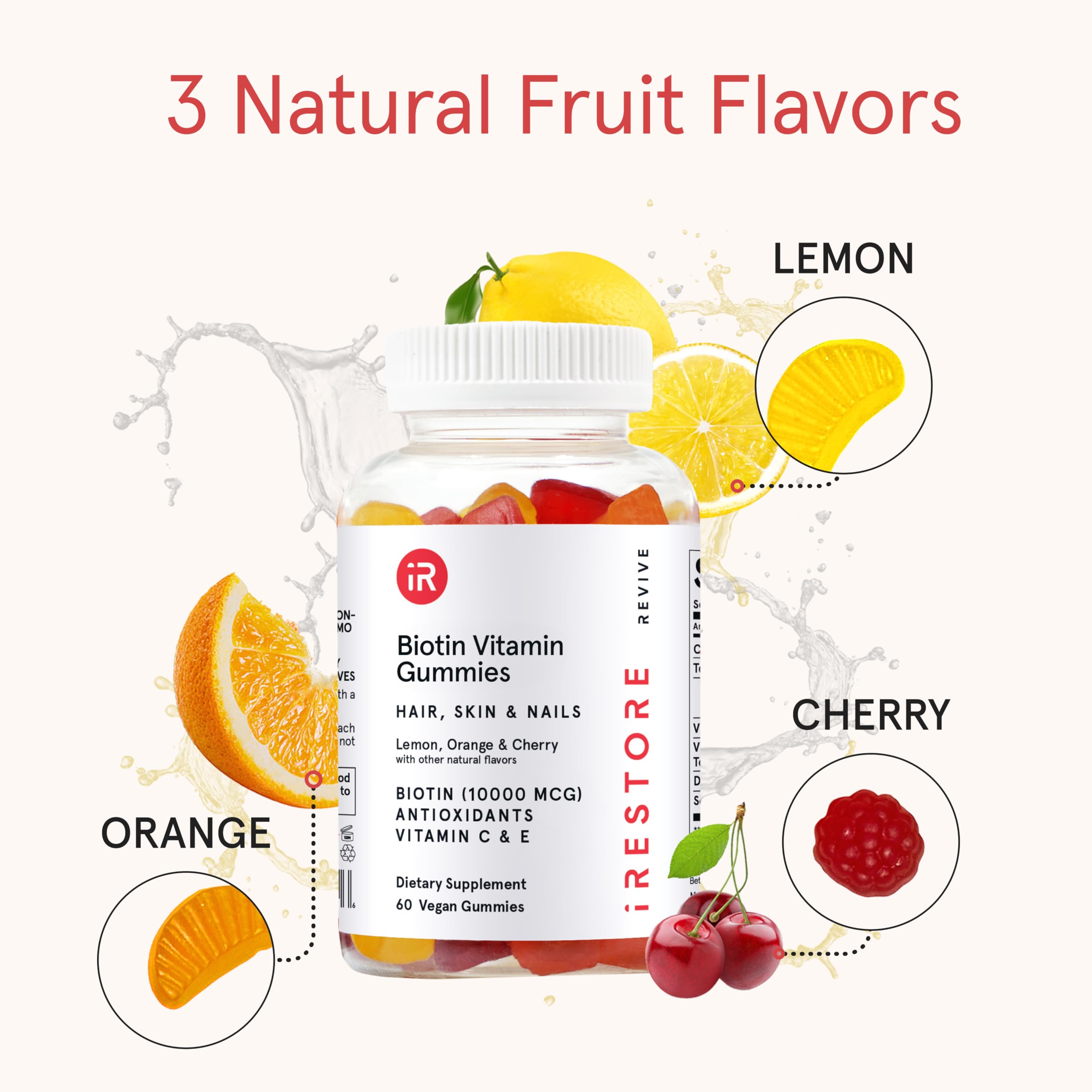 iRestore Biotin Gummies vegan cruelty-free seal signals ethical beauty choice
