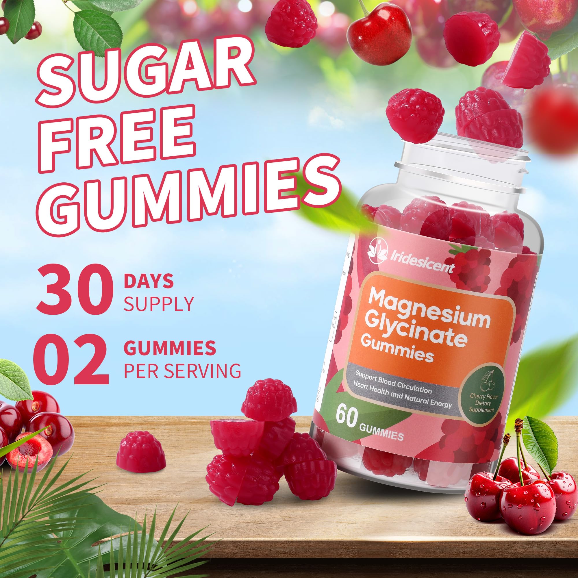 IRIDESICENT zinc and vitamin C gummies highlighting immune support