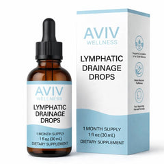 IRMI Avivwellness lymphatic drainage drops bottle for easy daily use and balance.