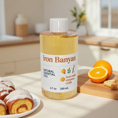 Iron Banyan natural botanical oil closeup highlighting pure ingredients