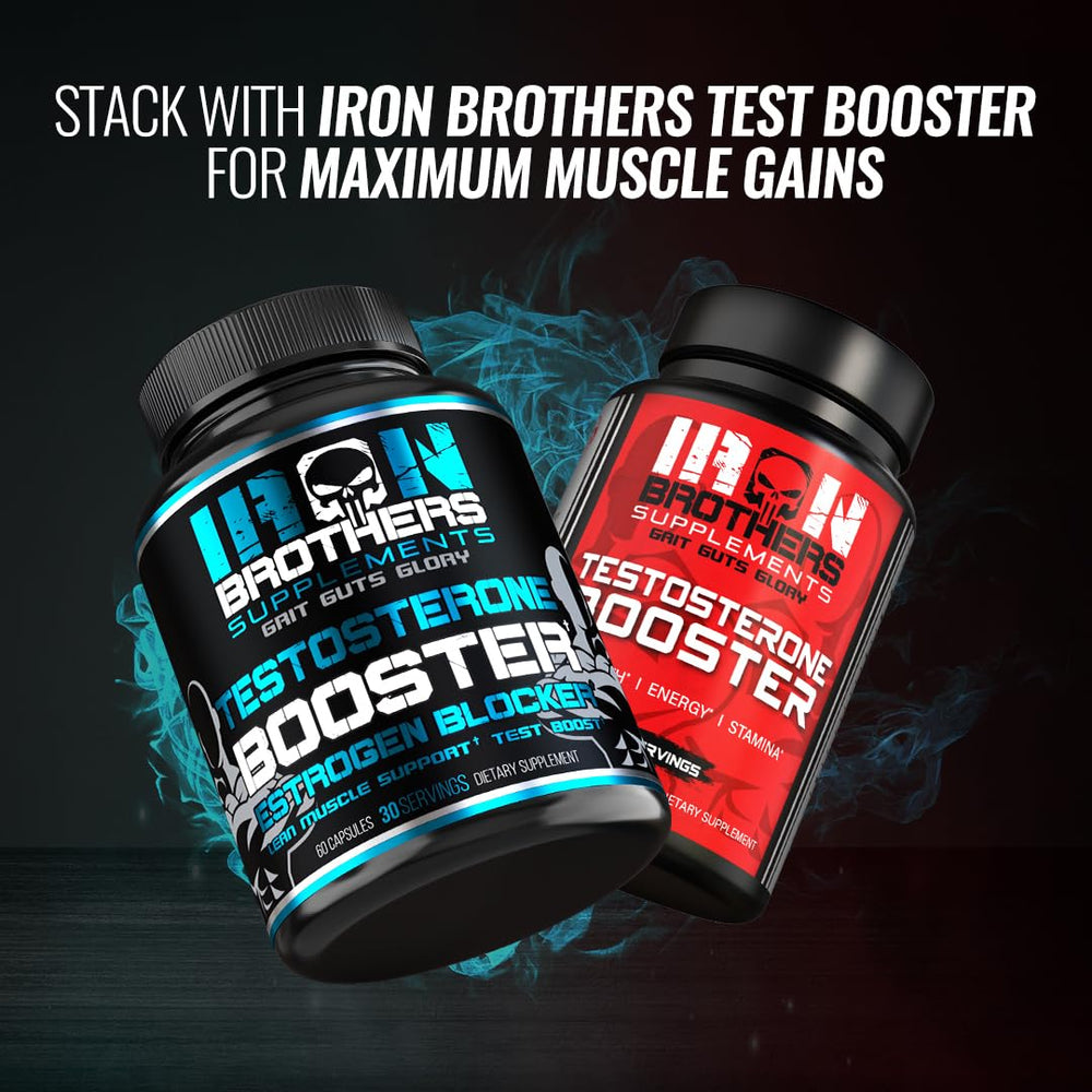 Iron Brothers capsules closeup for convenient daily use in training days.