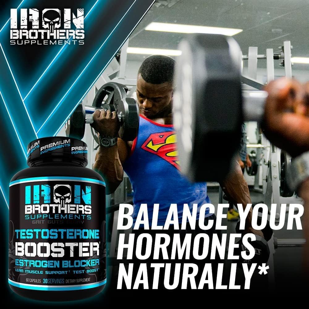 Two bottle pack of Iron Brothers supplements ready for a 60 day supply.