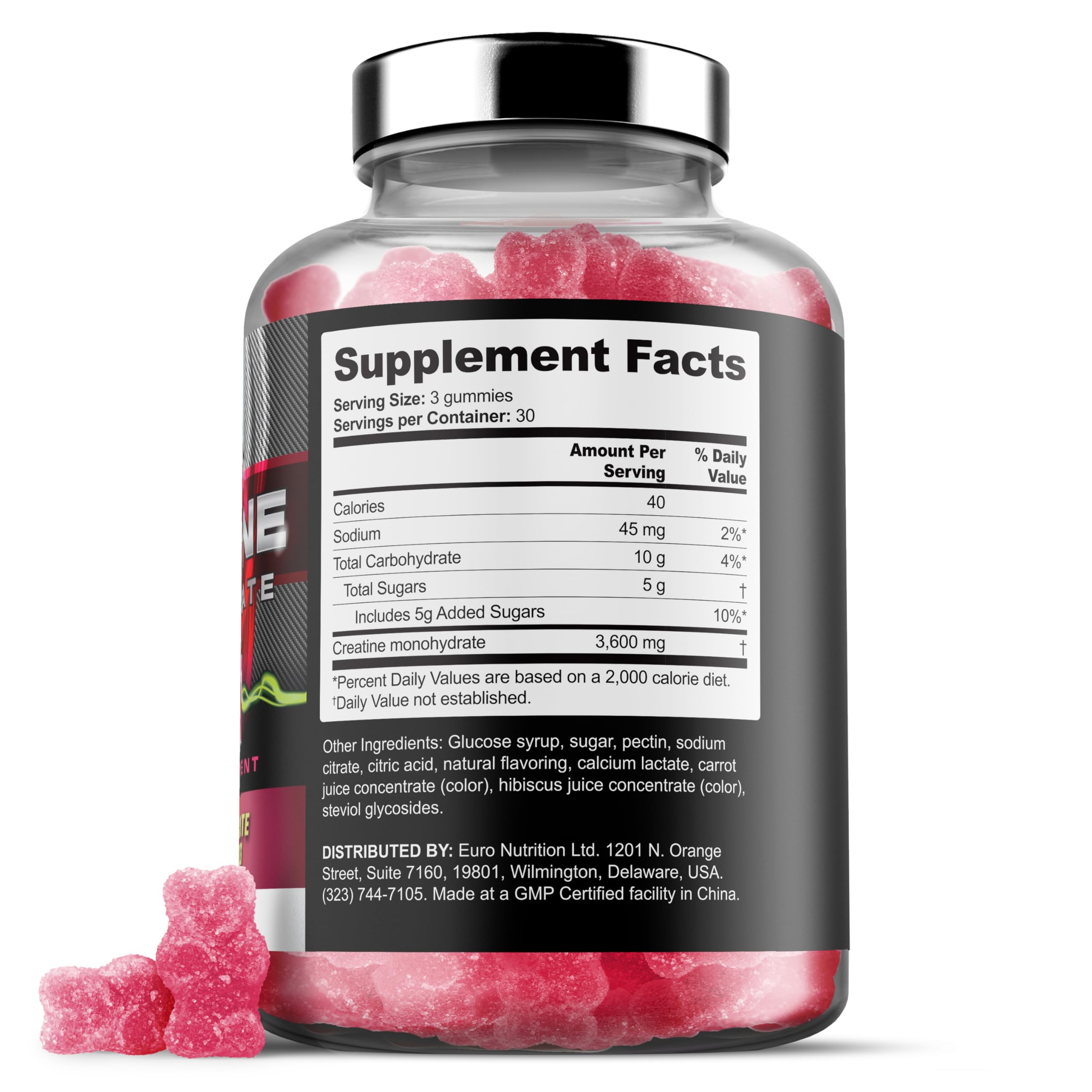 Iron Labs Nutrition Creatine Gummies ideal for athletes and active individuals.