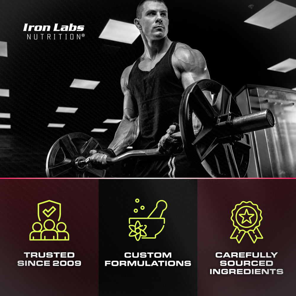 Iron Labs Nutrition Creatine Gummies vegan formula for plant-based diets.