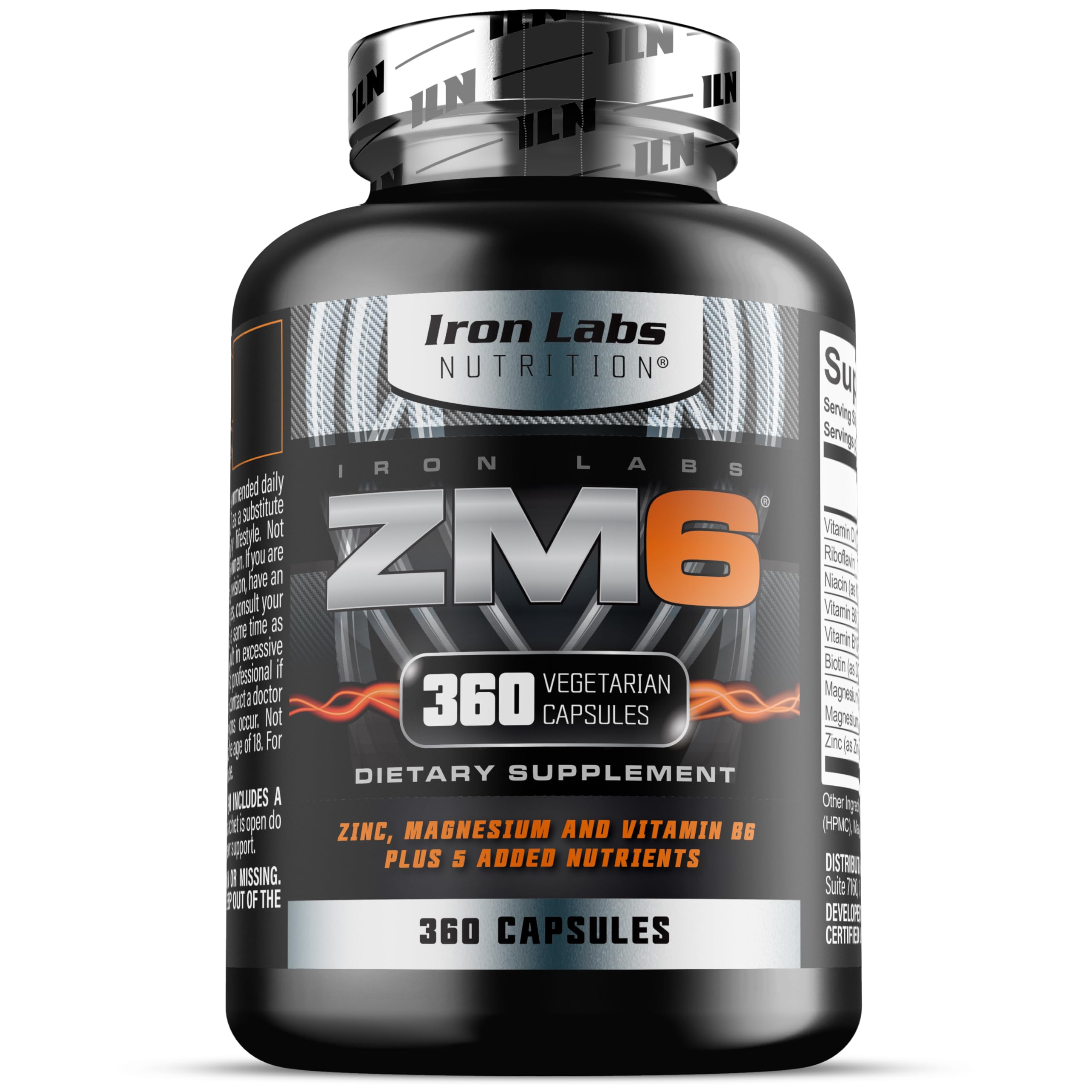 Iron Labs ZM6 bottle on kitchen shelf for routine use