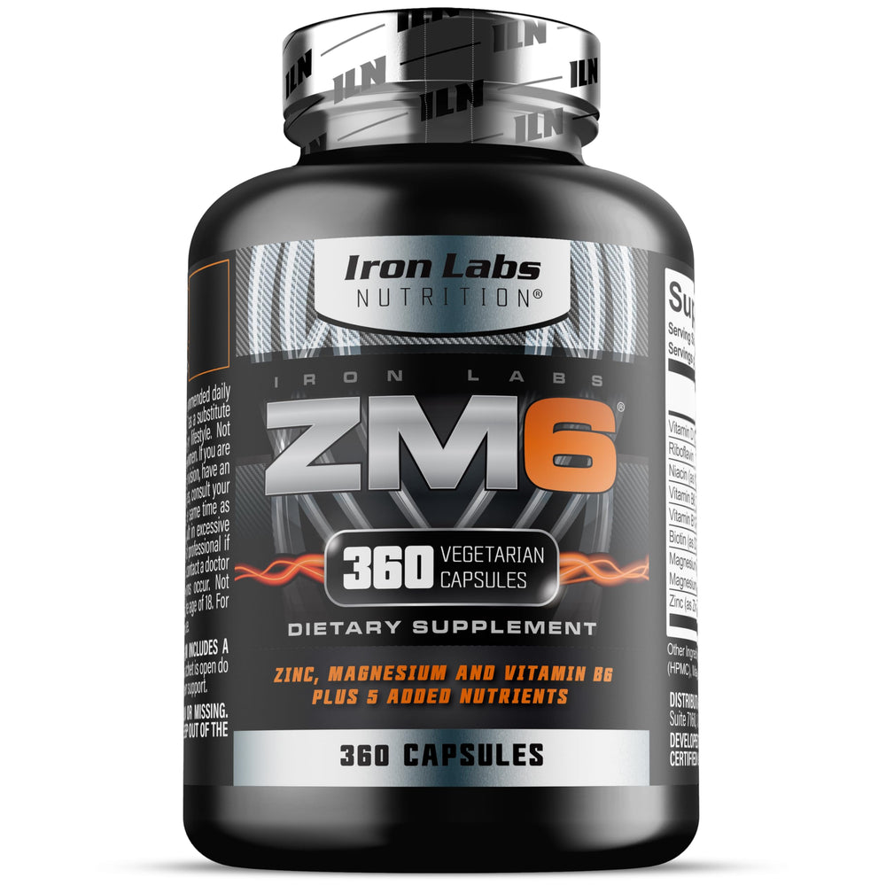 Iron Labs ZM6 bottle on kitchen shelf for routine use