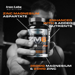 Iron Labs ZM6 capsules closeup showing vegetarian capsules