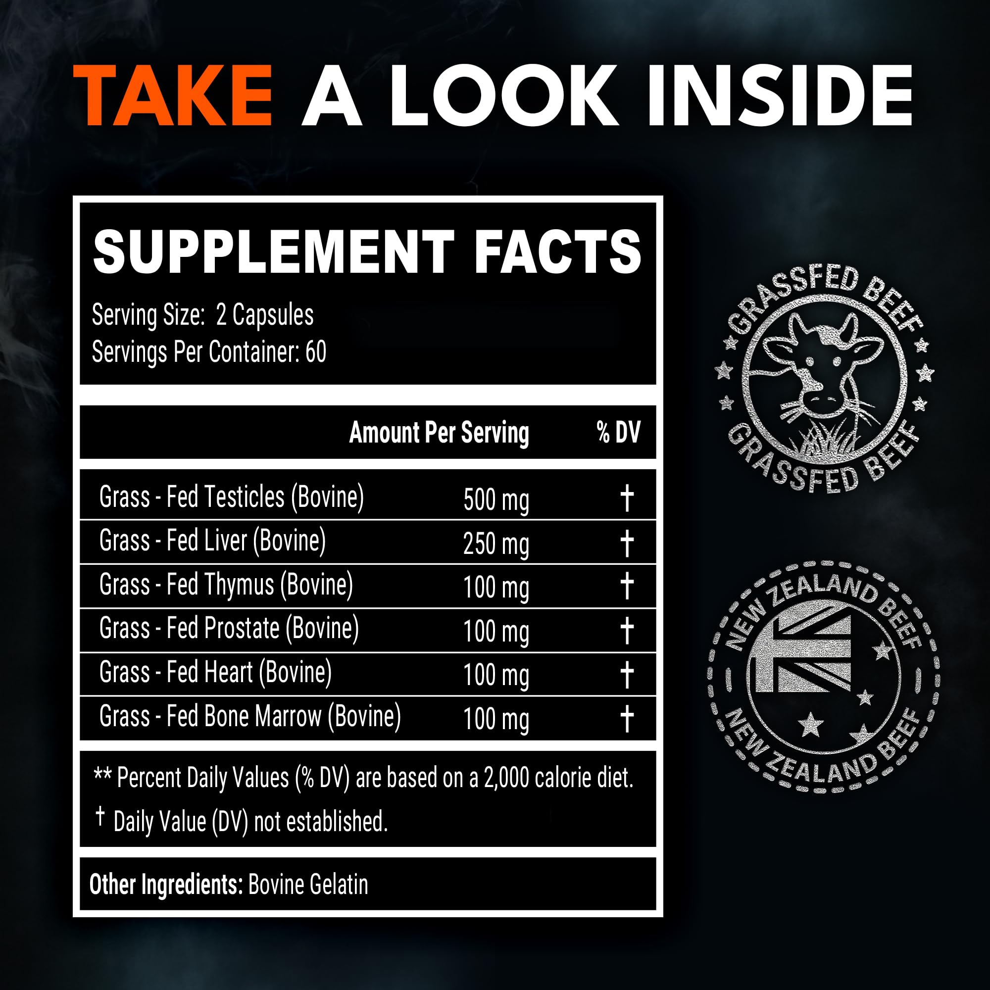 Ironclad Nutrition grass-fed cattle image showcases heritage sourcing and nutrient-dense benefits.
