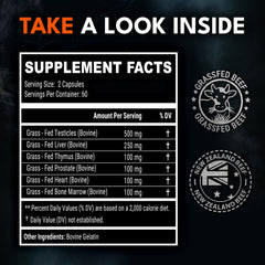 Ironclad Nutrition grass-fed cattle image showcases heritage sourcing and nutrient-dense benefits.