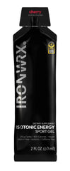 IRONWRX cherry energy gel during run supports fast, light fueling.