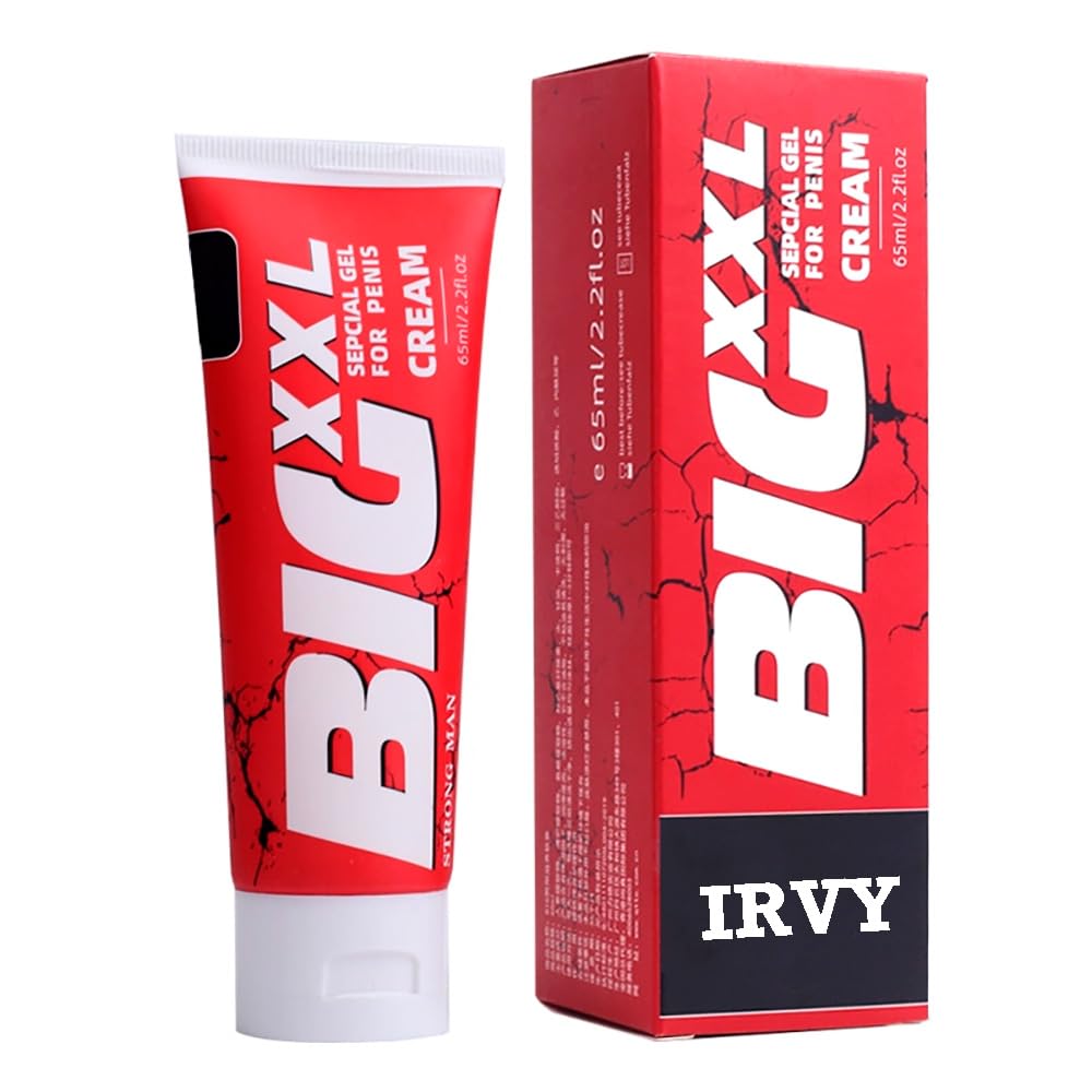 Irvy Big XXL Cream apply: quick-absorbing formula for smooth application.