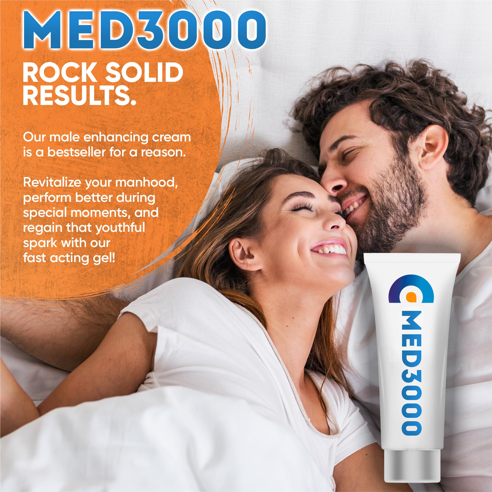 Travel-ready Irvy Med3000 Gel for Men bottle fits in a bag for on-the-go use.