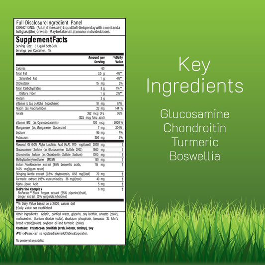Irwin Naturals 3-in-1 bottle pour illustrating convenient dosing for daily routines.