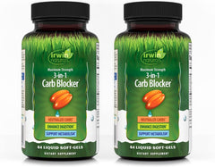 Irwin Naturals Carb Blocker bottle front with label.