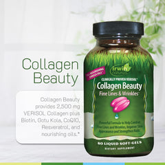 Irwin Naturals Collagen Beauty bioperine boost image illustrating enhanced nutrient absorption
