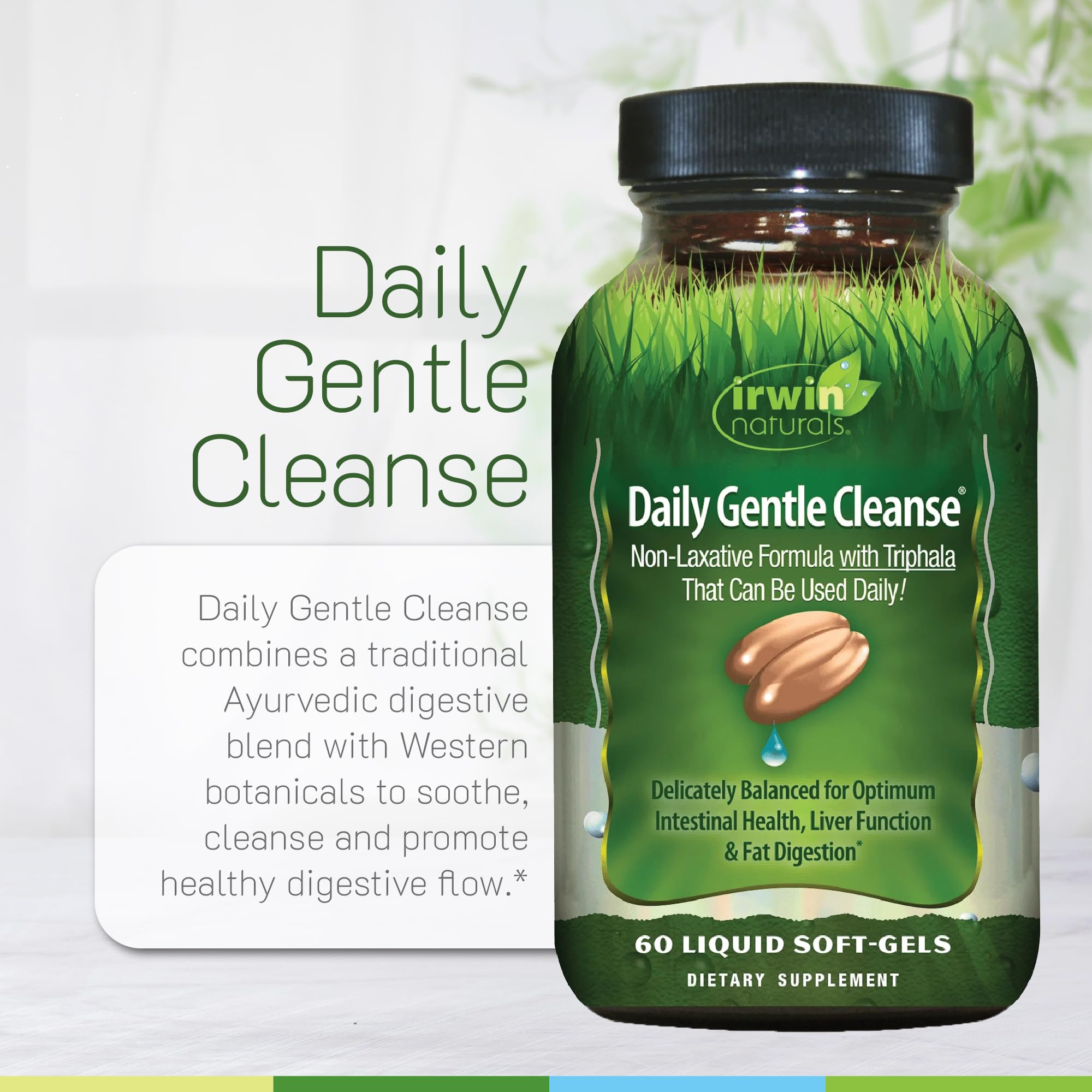 Milk thistle in Irwin Naturals formula hints liver-friendly support.