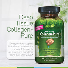 Hydrolyzed collagen in Collagen-Pure may support smooth skin.