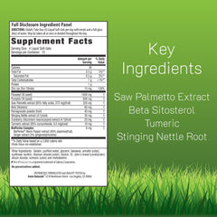 Irwin Naturals Healthy-Flow label close-up highlighting 60 soft-gels