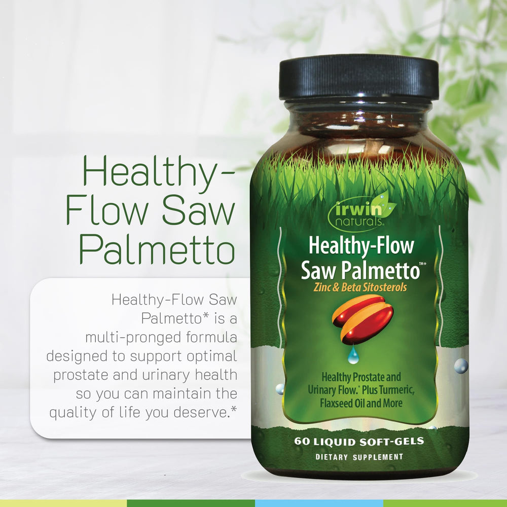 Irwin Naturals Healthy-Flow stinging nettle root extract on label