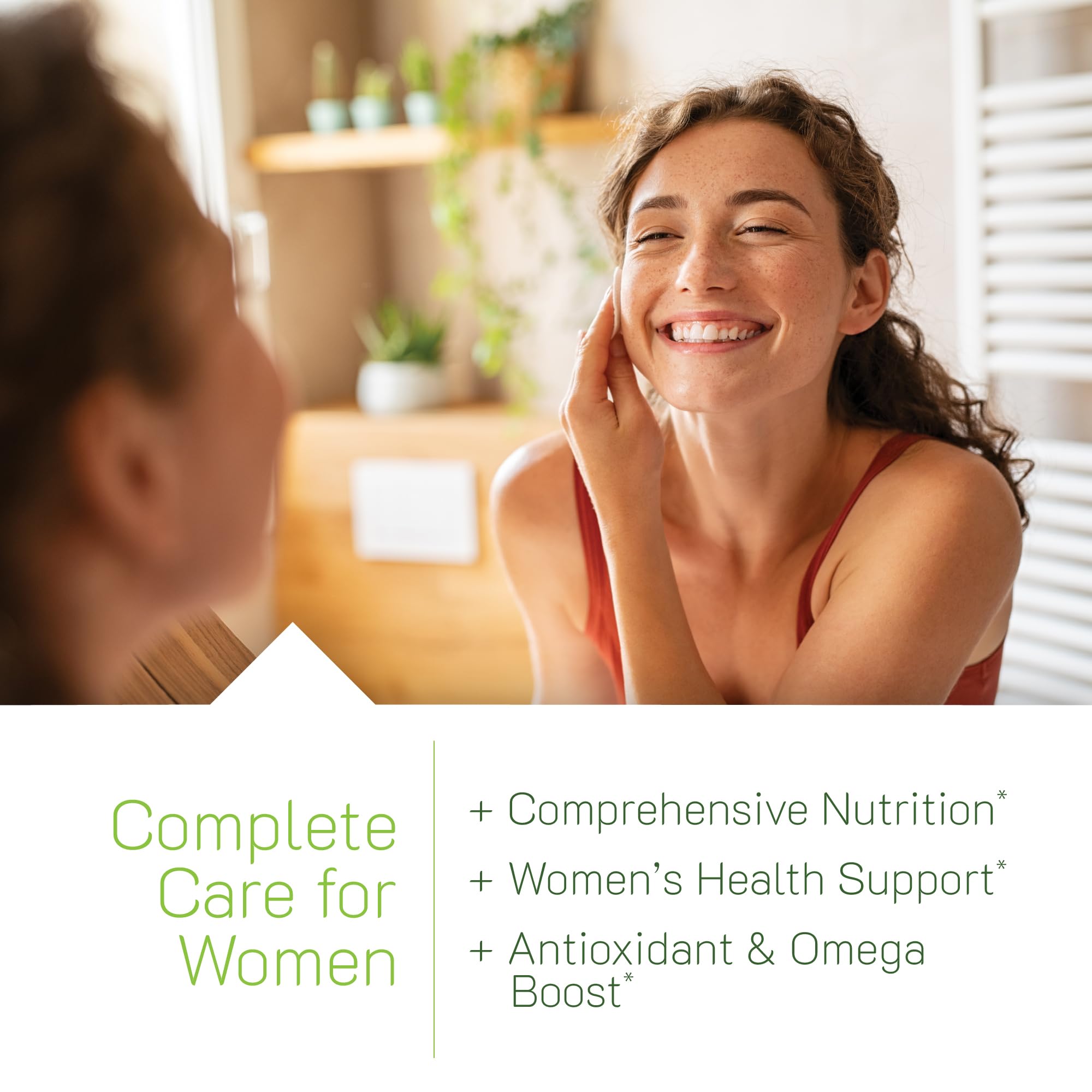 Living Green Liquid-Gel softgels featured for easy swallowing.