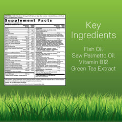 Irwin Naturals Living Green liquid-softgel close-up.