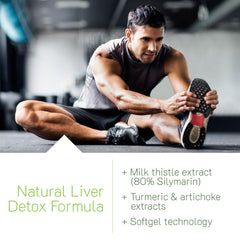 Irwin Naturals Milk Thistle Liver Detox ingredients blend featuring dandelion and artichoke