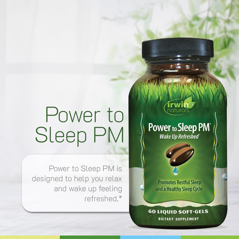 Back view of bottle showing dosage and key ingredients for sleep cycles