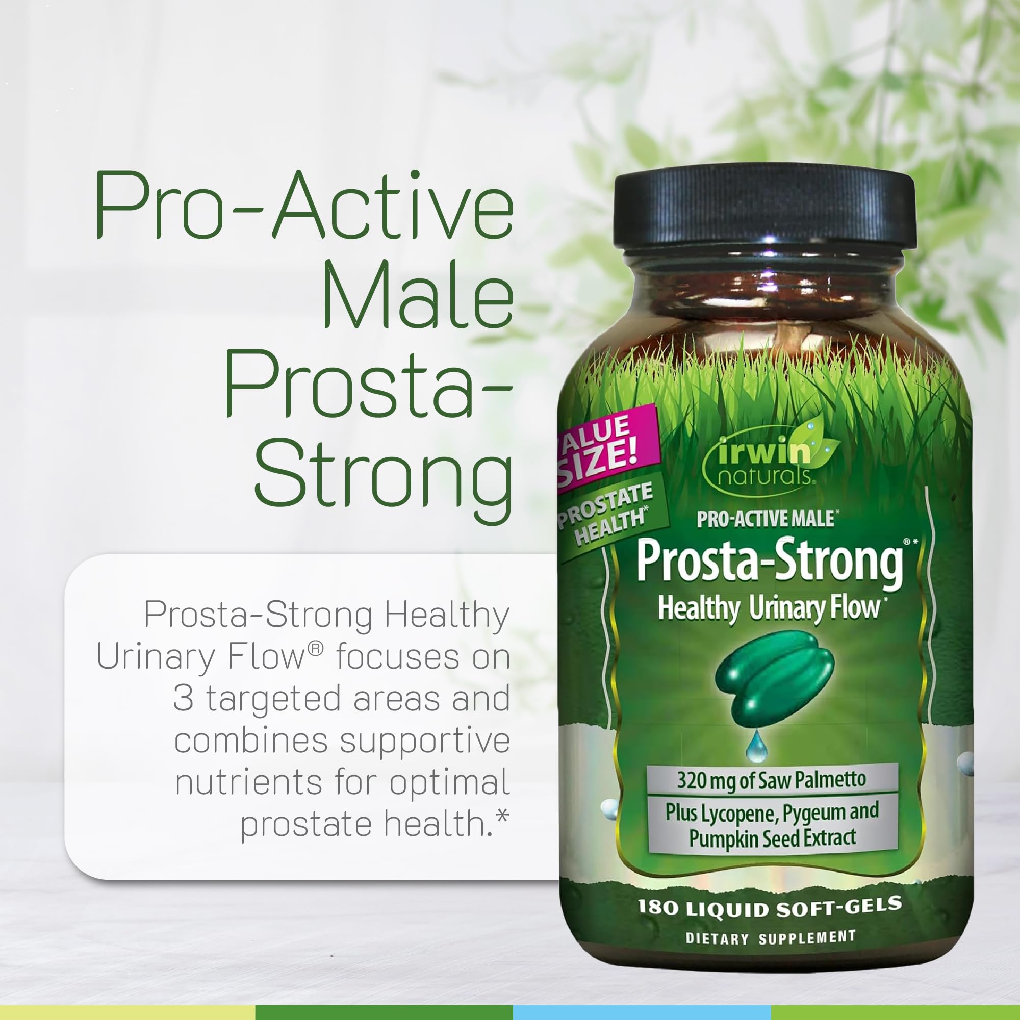 Prosta-Strong lycopene tomato extract visual for antioxidant support.