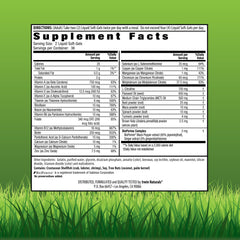 Irwin Naturals Quick Energy RED liquid-softgels pouring from bottle.