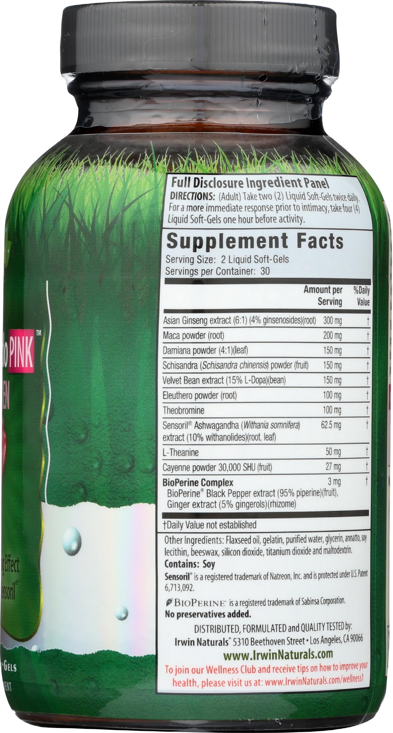 Daily-use Irwin Naturals Steel Libido Pink for Women for energy and mood support