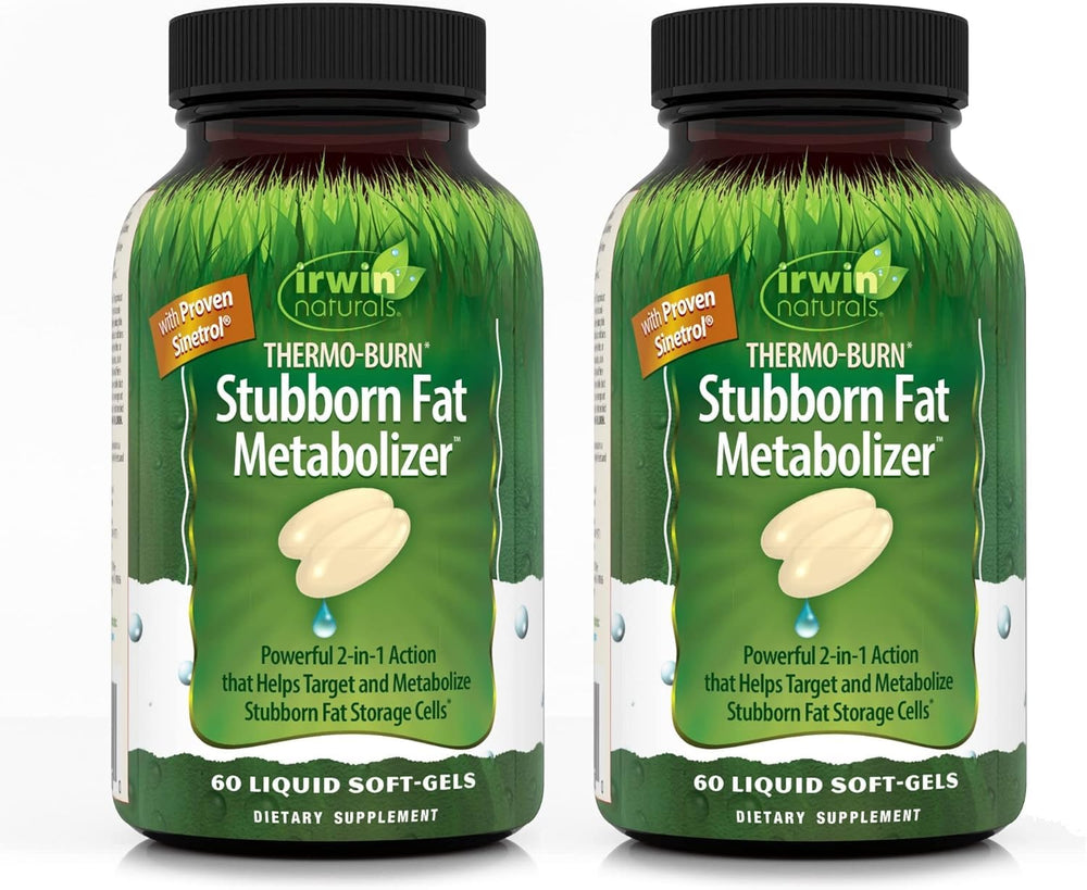 Irwin Naturals Thermo-Burn bottle front view offering daily metabolism support