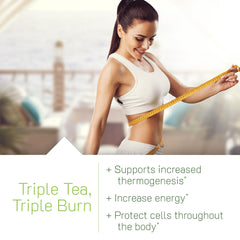 Irwin Naturals Triple-Tea Fat Burner capsules for easy daily dosing