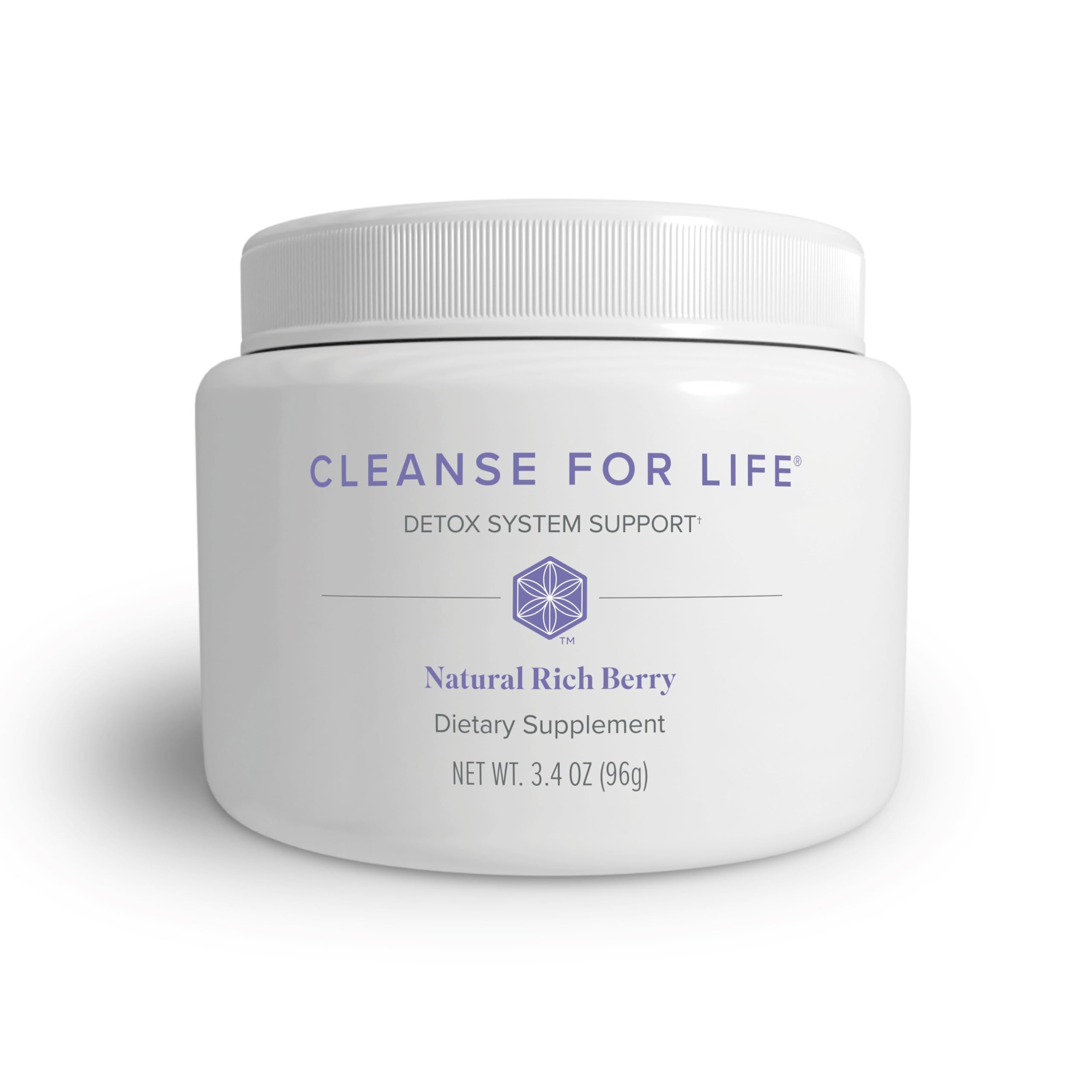 Isagenix Cleanse for Life powder tub front view highlighting daily cleansing use