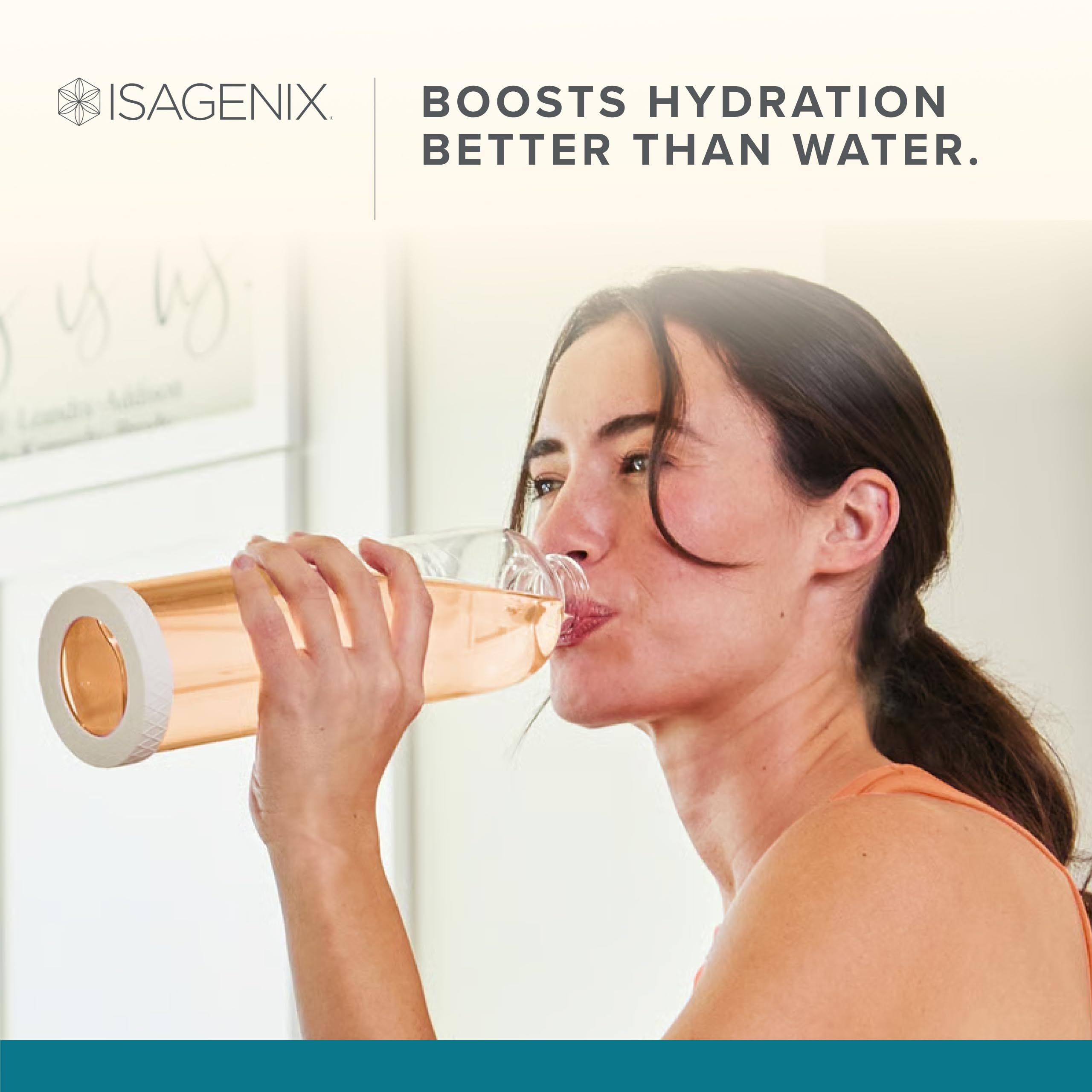 Isagenix Hydrate raspberry stick close-up offering a low-calorie flavor boost.