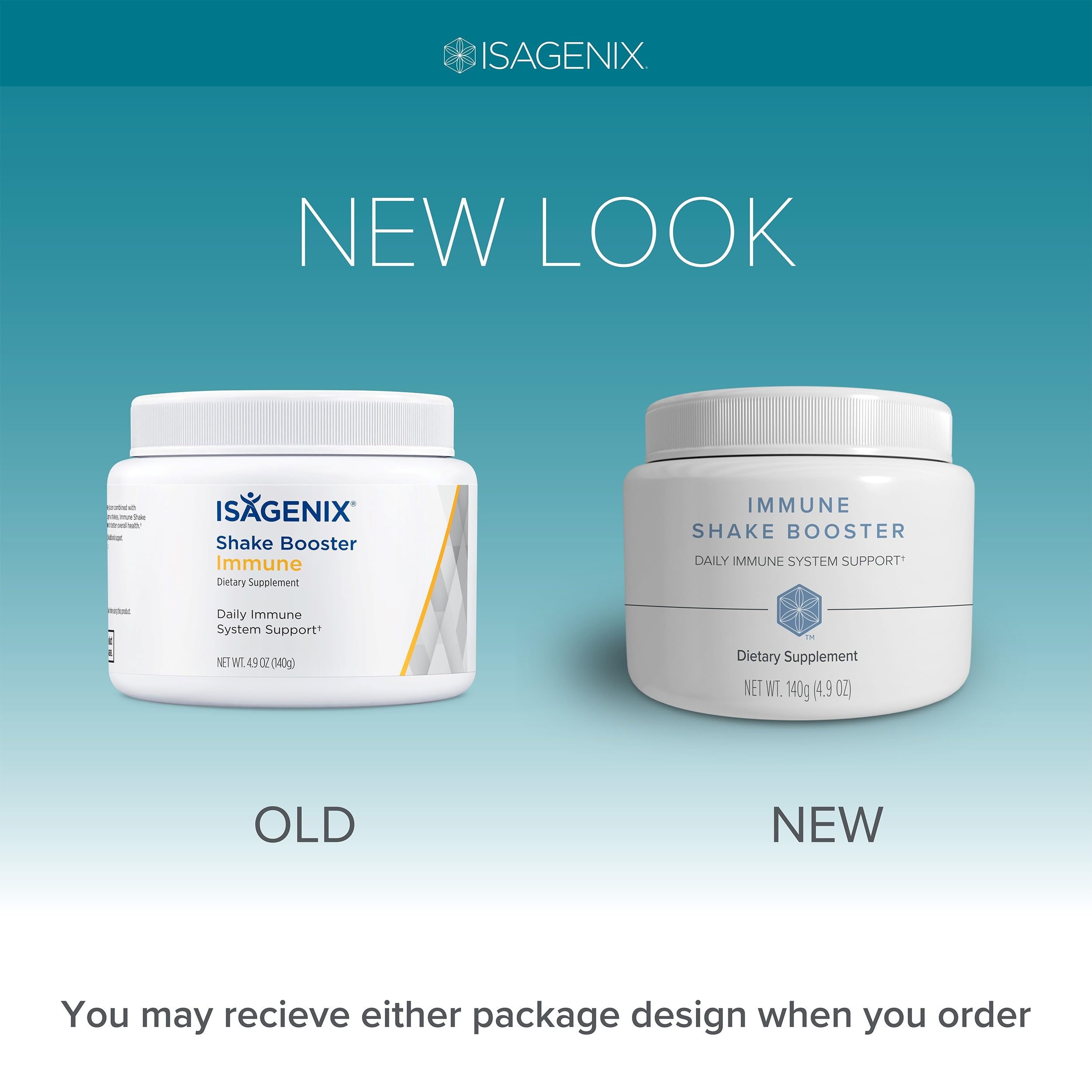 Isagenix Immune Shake Booster offers a fiber source to complement daily meals.