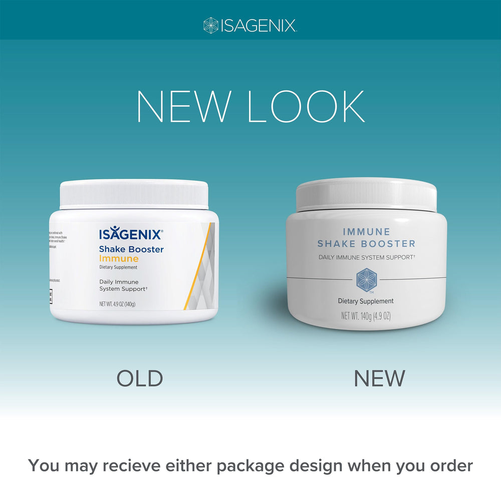 Isagenix Immune Shake Booster offers a fiber source to complement daily meals.