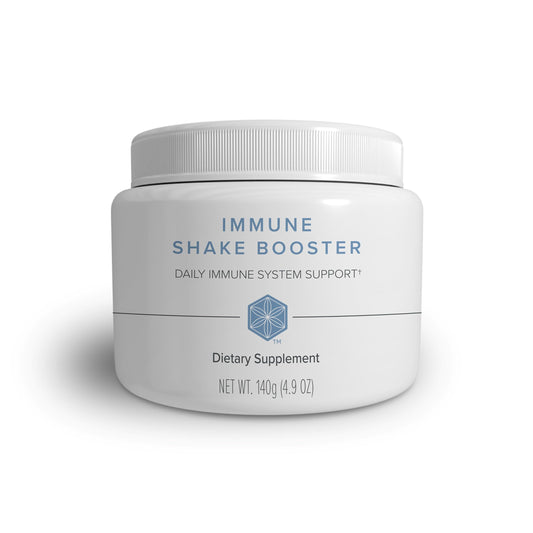 Isagenix Immune Shake Booster unflavored powder, convenient scoop for everyday immune support.
