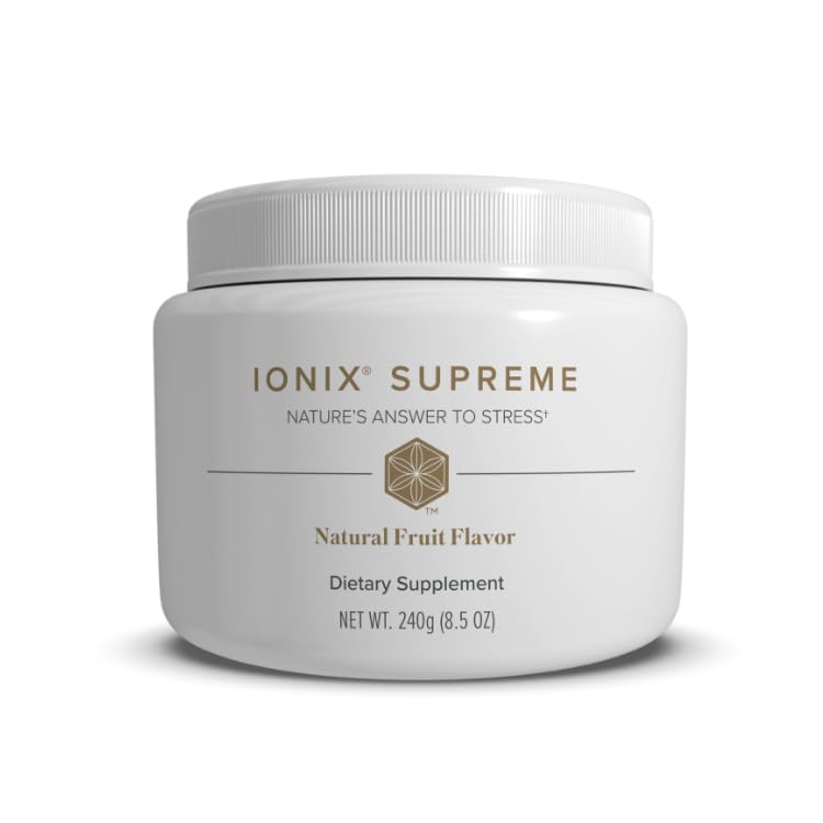 Isagenix Ionix Supreme canister front view for daily adaptogen support