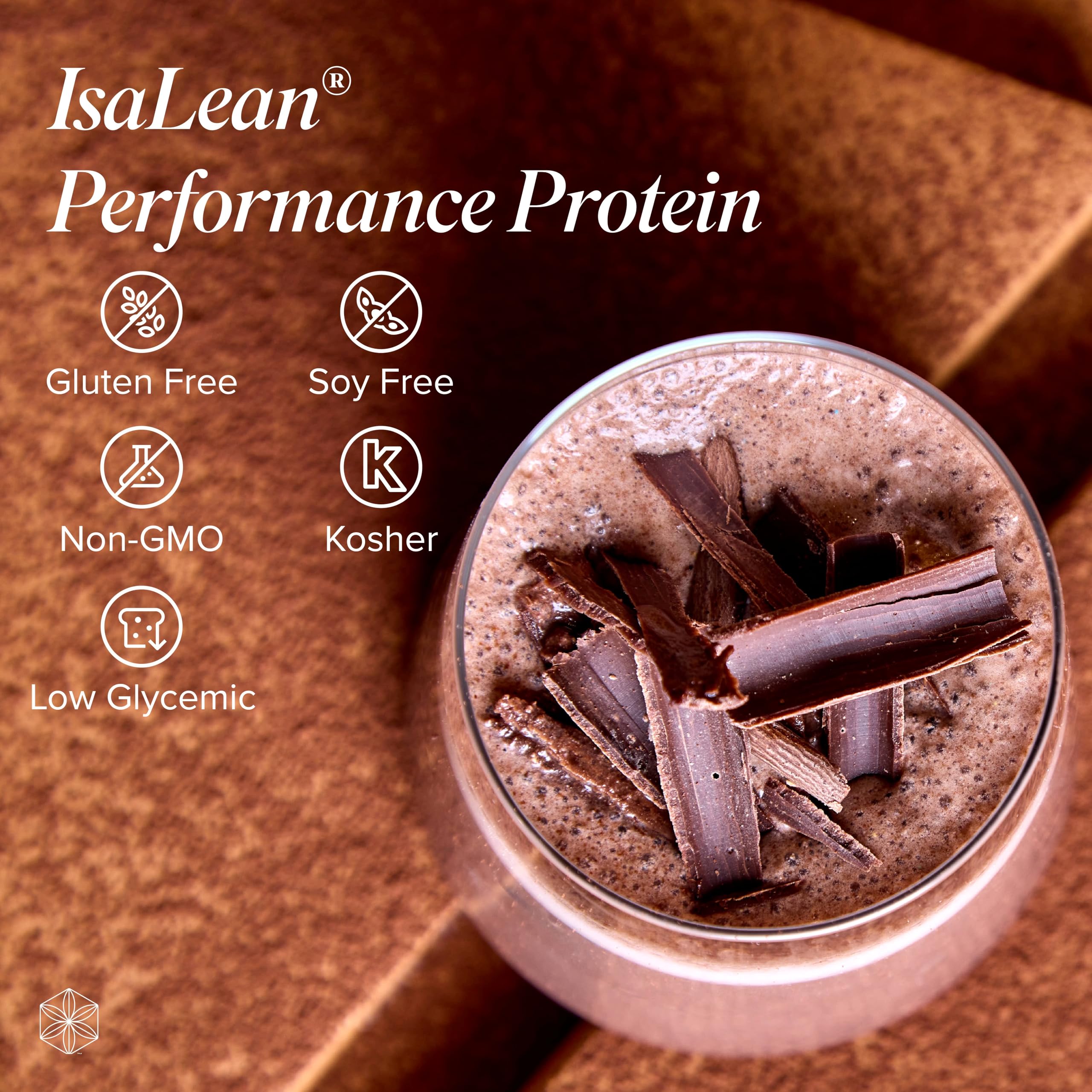 Isagenix IsaLean nutrition panel close-up emphasizing complete vitamin and mineral support