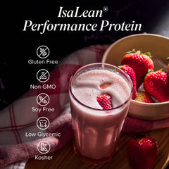 Isagenix IsaLean shake enjoyed as a quick breakfast or post-workout snack
